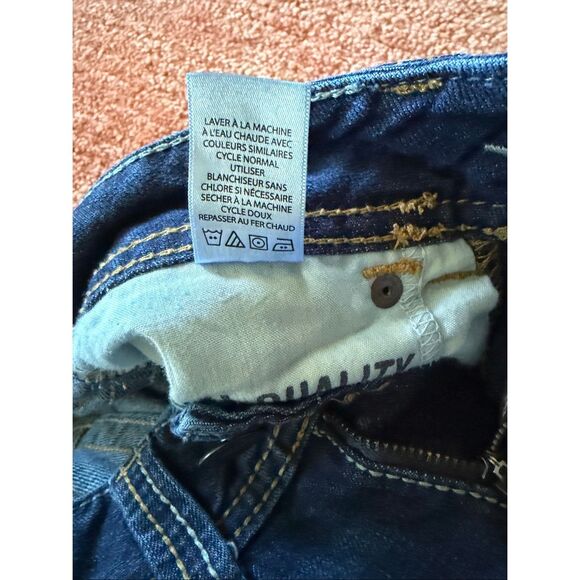 Aeropostale Hailey Skinny Flare Jeans Dark Wash Size 00R Low Rise Bootcut - Picture 8 of 9